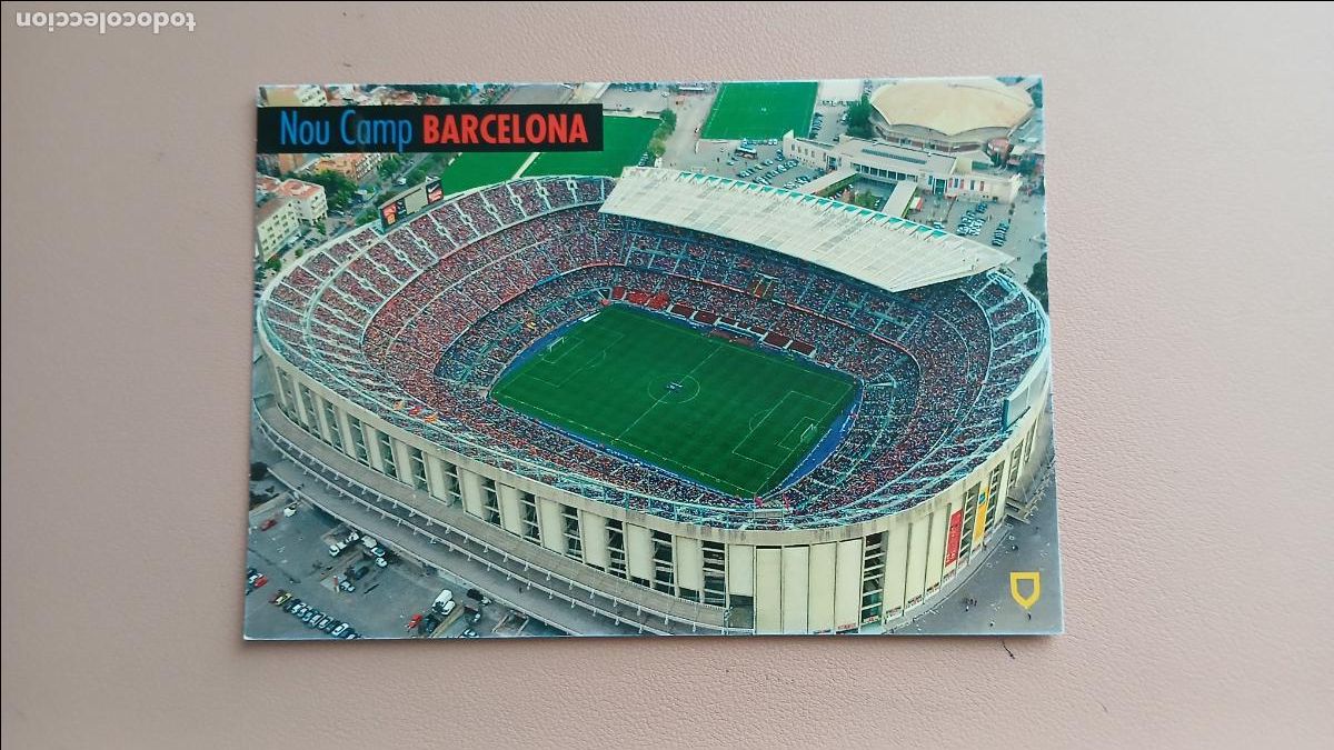 Sports collectibles: POSTAL ESTADIO FC BARCELONA CAMP NOU SPOTIFY BAR&Ccedil;A STADIUM ESTADI B&W SOUVENIRS N&ordm; 18 S/C
