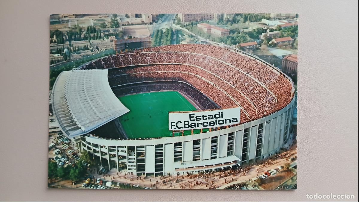 Sports collectibles: POSTAL ESTADIO FC BARCELONA CAMP NOU BAR&Ccedil;A STADIUM ESTADI KOLORHAM CAMPA&Ntilde;&Agrave; B 0183 S/C