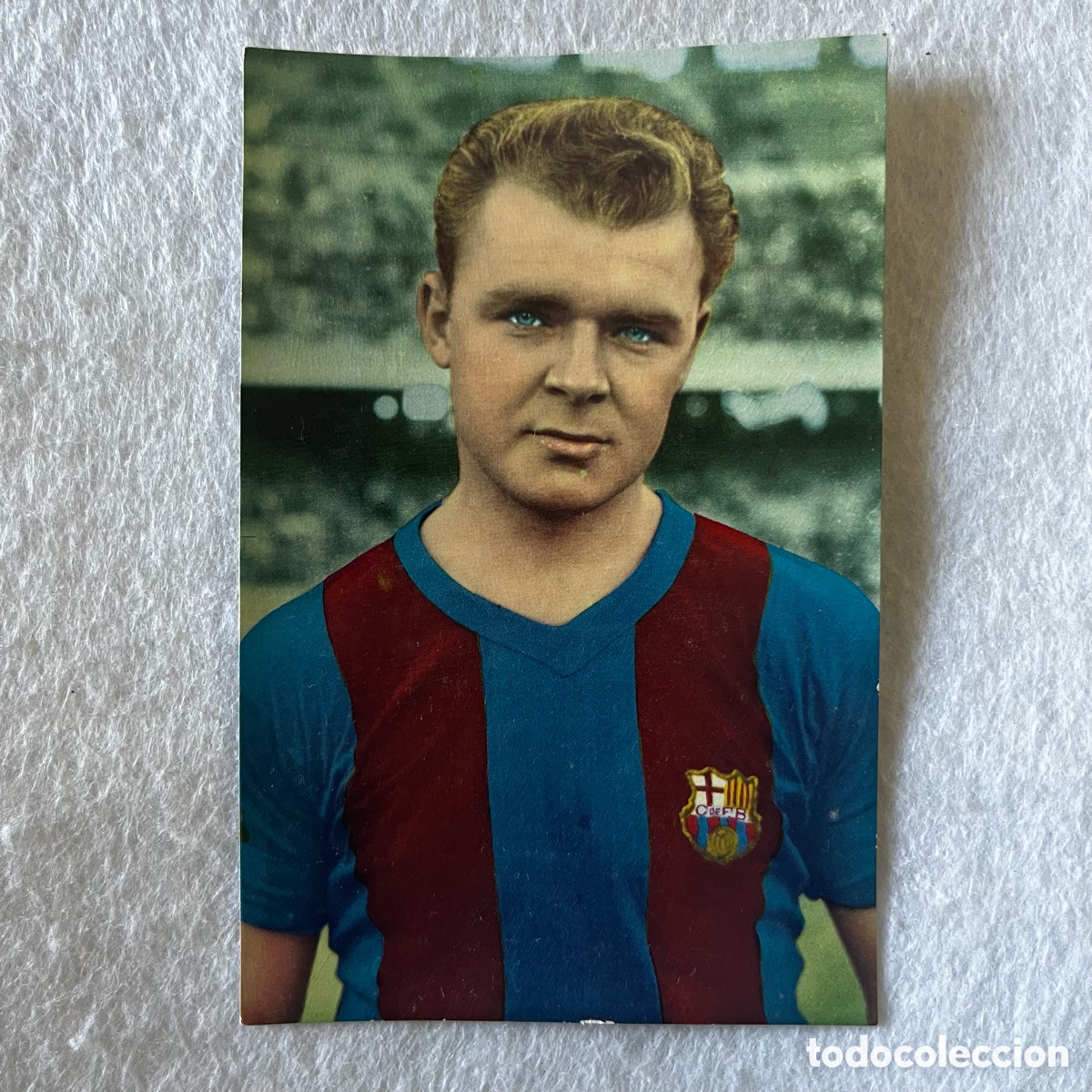 Sammelleidenschaft Sport: F&Uacute;TBOL - FC. BARCELONA - POSTAL JUGADOR LADISLAO KUBALA