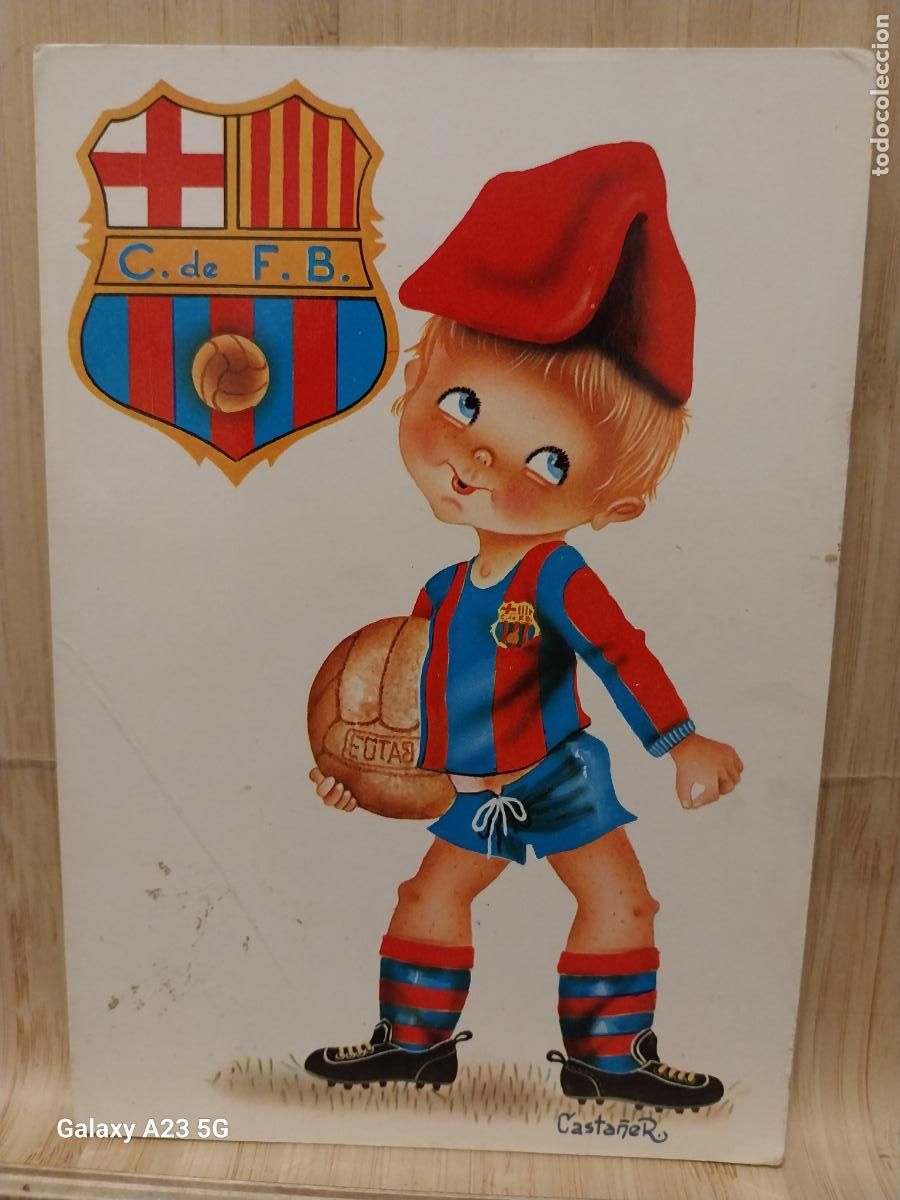 Sammelleidenschaft Sport: BARCELONA CLUB FUTBOL ED SAVIR 729 CIRCULADA ORIGINAL ILUSTRACION CASTA&Ntilde;ER ++
