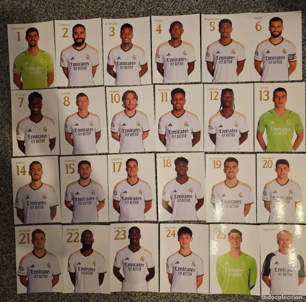 Coleccionismo deportivo: Official Real Madrid postcards - Foto 1