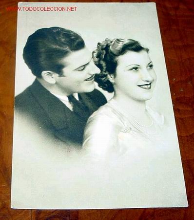 Postales: ANTIGUA POSTAL ROMANTICA A&Ntilde;OS 40.50