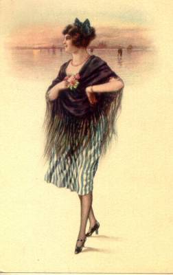 Postales: POSTAL ANTIGUA Y ARTISTICA DE MUJER