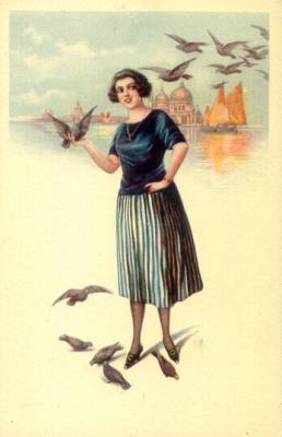 Postales: POSTAL ANTIGUA Y ARTISTICA DE MUJER