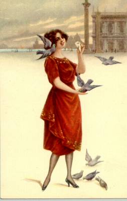 Postales: POSTAL ANTIGUA Y ARTISTICA DE MUJER
