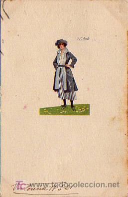 Postales: MUJER. ILUSTRADOR E. COLOMBO. - Foto 1