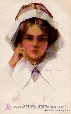 Postales: MUJER. A HUNDRED YEARS AGO. - Foto 1