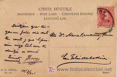 Postales: MUJER. (M. M. VIENNE. N&ordm; 212.). - Foto 2