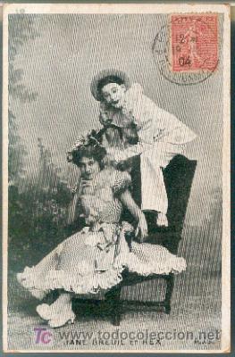 Postales: actores jaen breuil y rex - Foto 1