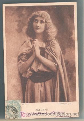 Postales: actriz MASTIO - Foto 1