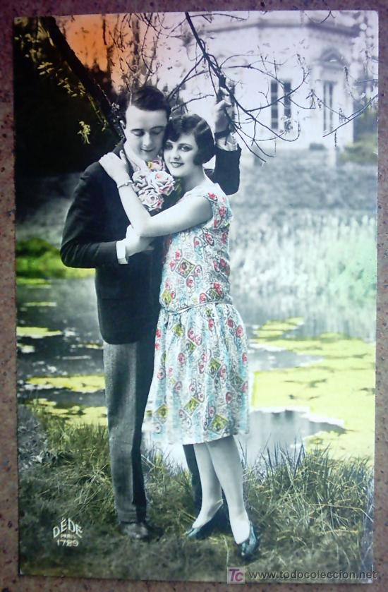 Postales: POSTAL ROMANTICA COLOREADA, NO CIRCULADA - Foto 1