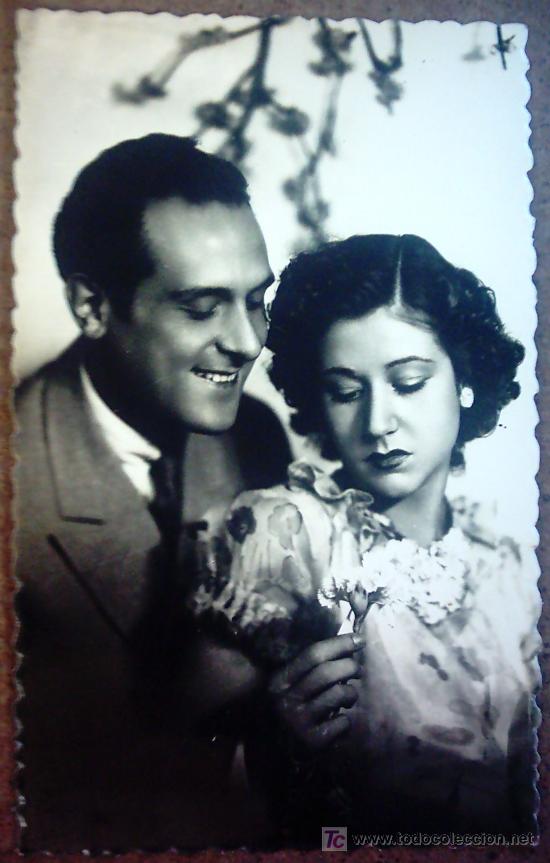 Postales: POSTAL PAREJA ROMANTICA , CIRCULADA - Foto 1