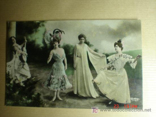 PRECIOSA POSTAL ROMANTICA--MUJER