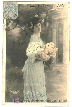 Postales: actriz Marthe R&Eacute;GNIER (Vaudeville) - Foto 1