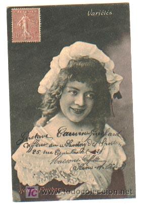 Postales: actriz H&eacute;l&egrave;ne FOUCHER (Vari&eacute;t&eacute;s) - Foto 1