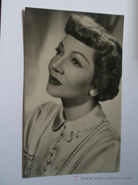 Postales: Postal 2270. Claudette Colbert, escrita - Foto 1