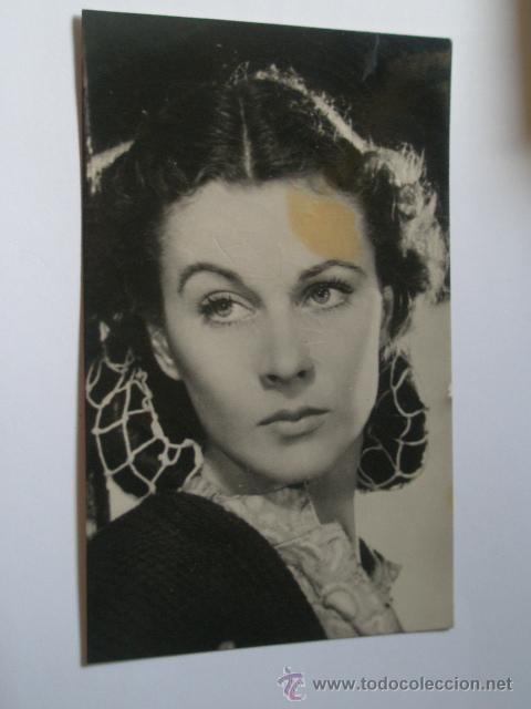 Postales: Postal Vivien Leigh, escrita - Foto 1