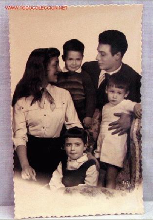 Postales: Postal foto familia padre madre hijos 207/1 sin circular