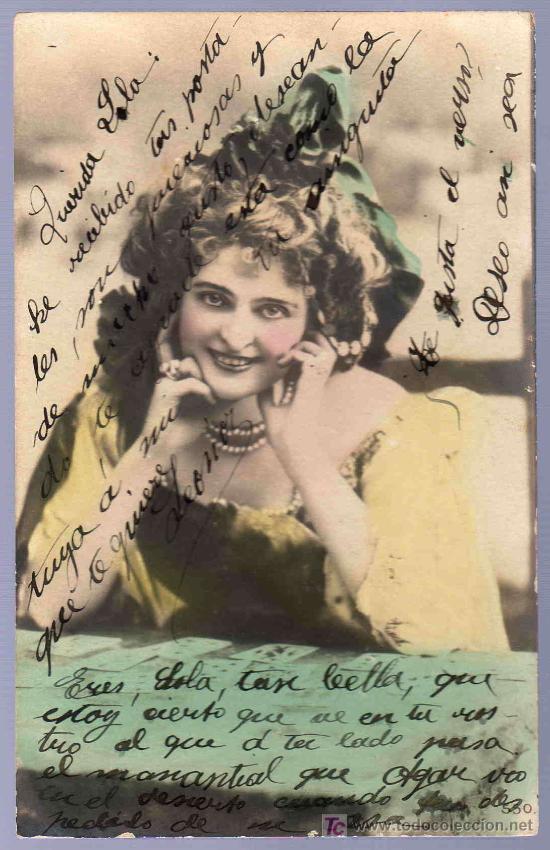 Postais: TARJETA POSTAL ANTIGUA ROMANTICA. REVERSO NO DIVIDIDO