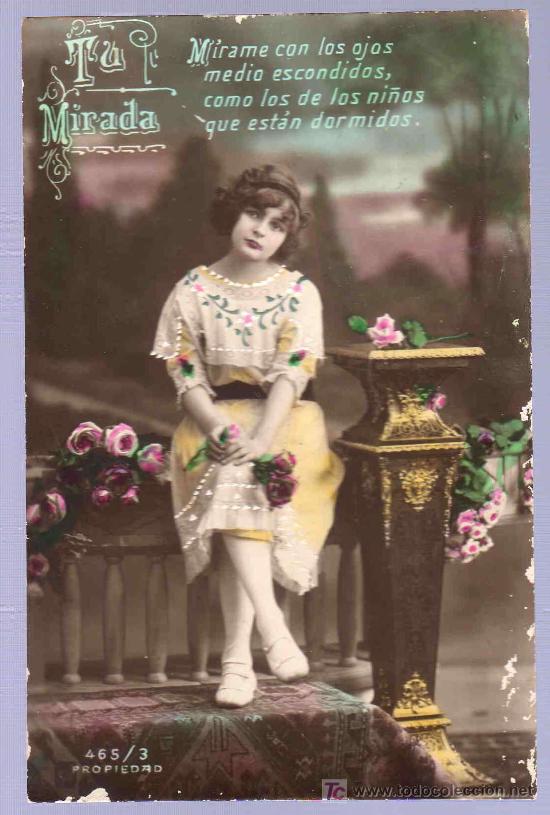 Postais: TARJETA POSTAL ANTIGUA ROMANTICA.