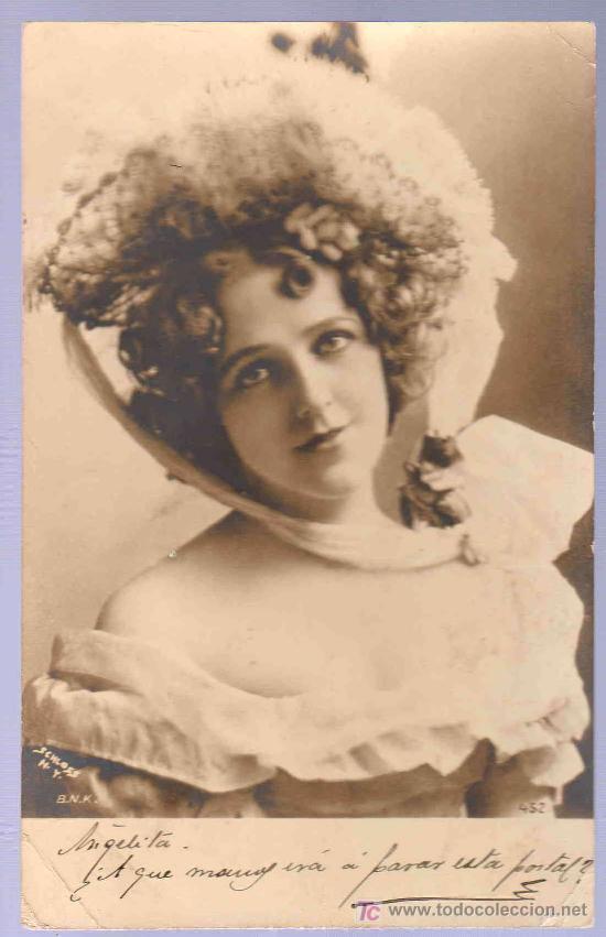 Cartoline: TARJETA POSTAL ANTIGUA ROMANTICA. REVERSO NO DIVIDIDO