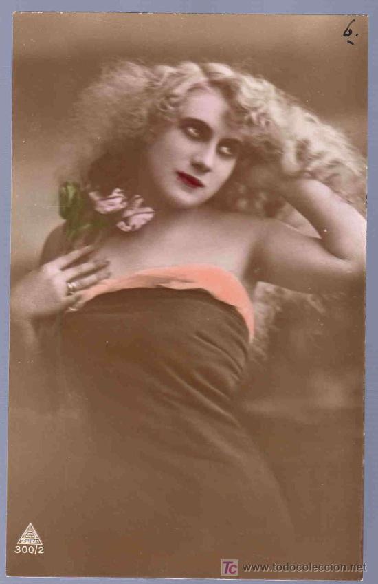 Cartoline: TARJETA POSTAL ANTIGUA ROMANTICA.