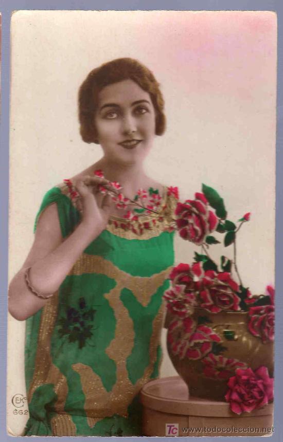Cartoline: TARJETA POSTAL ANTIGUA ROMANTICA.