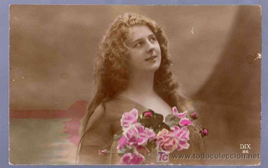 Postales: TARJETA POSTAL ANTIGUA ROMANTICA. - Foto 1