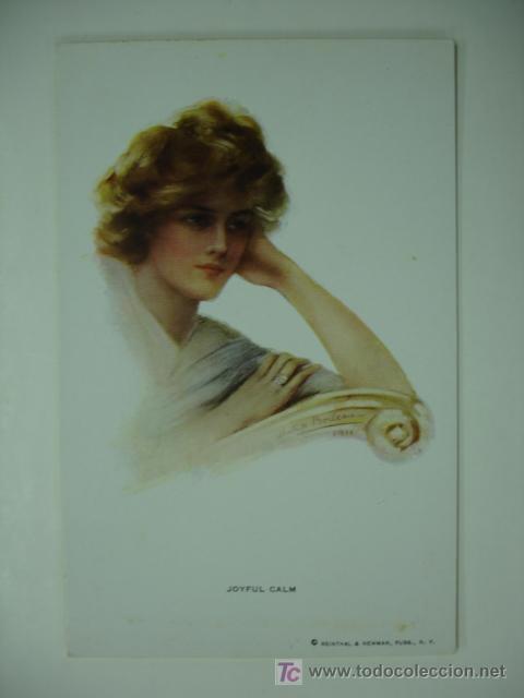 Postales: POSTAL ILUSTRADA. MUJER. - Foto 1