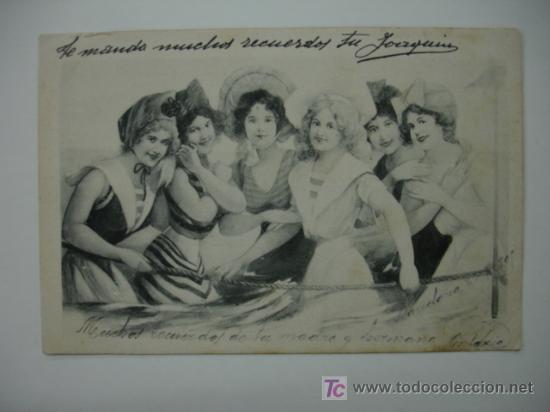 Postales: POSTAL ILUSTRADA. MUJERES. R P SERIE 1 N&ordm; 2.