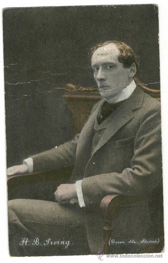 Postais: Actor Henry B. IRVING