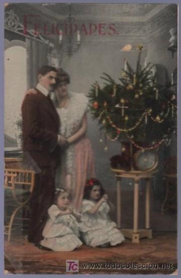 Cartoline: TARJETA POSTAL ANTIGUA DE MUJERES CON FAMILIA.