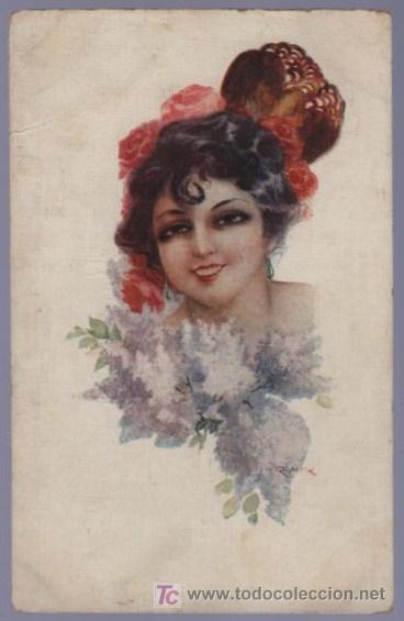 Postais: TARJETA POSTAL ANTIGUA DE MUJERES.