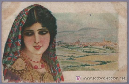 Postais: TARJETA POSTAL ANTIGUA DE MUJERES.