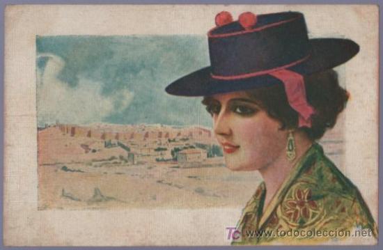 Postais: TARJETA POSTAL ANTIGUA DE MUJERES.