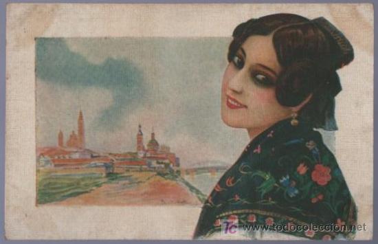 Postais: TARJETA POSTAL ANTIGUA DE MUJERES..