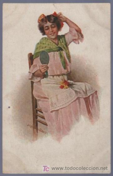 Postais: TARJETA POSTAL ANTIGUA DE MUJERES..