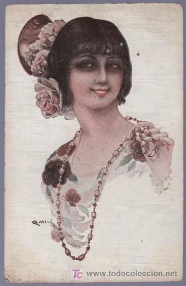 Postais: TARJETA POSTAL ANTIGUA DE MUJERES..
