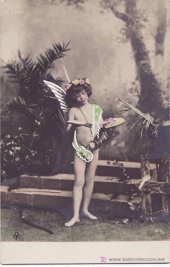 Postales: Tarjeta Postal Romantica - Cupido - Foto 1