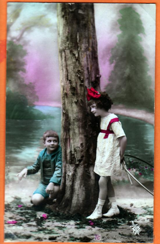 Postales: Tarjeta Postal - ni&ntilde;os jugando - Foto 1