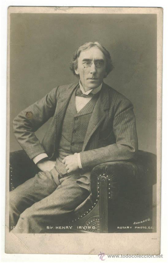 Postais: Actor Henry B. IRVING