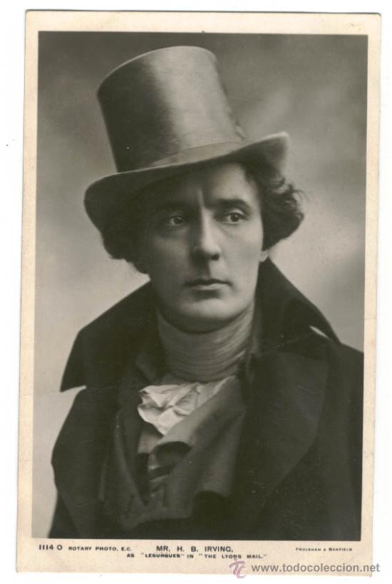 Postais: Actor Henry B. IRVING