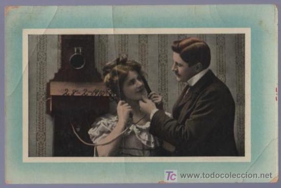 Postais: TARJETA POSTAL ANTIGUA ROMANTICA.