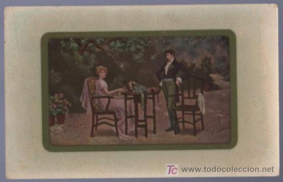 Postais: TARJETA POSTAL ANTIGUA ROMANTICA.