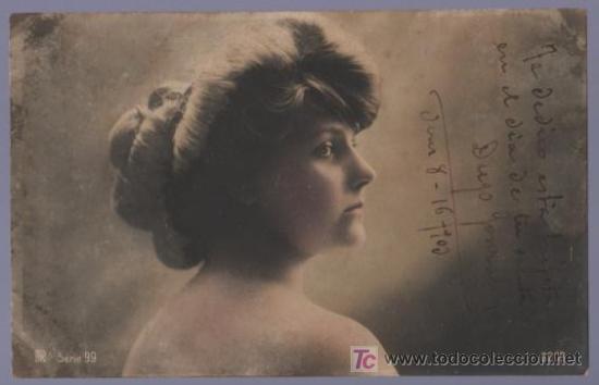 Postais: TARJETA POSTAL ANTIGUA DE MUJERES. REVERSO NO DIVIDIDO.