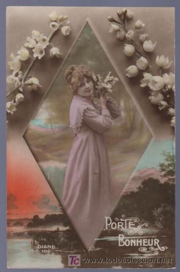 Postais: TARJETA POSTAL ANTIGUA DE MUJERES.