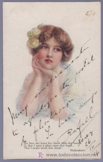 Postais: TARJETA POSTAL ANTIGUA DE MUJERES.