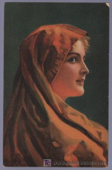 Postais: TARJETA POSTAL ANTIGUA DE MUJERES.