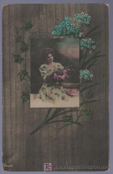 Postais: TARJETA POSTAL ANTIGUA DE MUJERES.