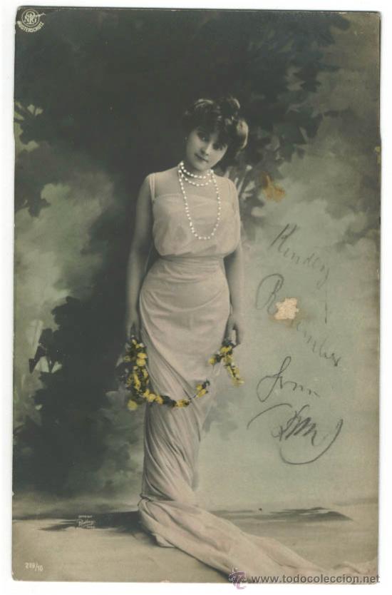 Cartoline: Postal de mujer desconocida